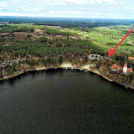 Zolty Domek Nad Jeziorem Lubniewice Exterior foto